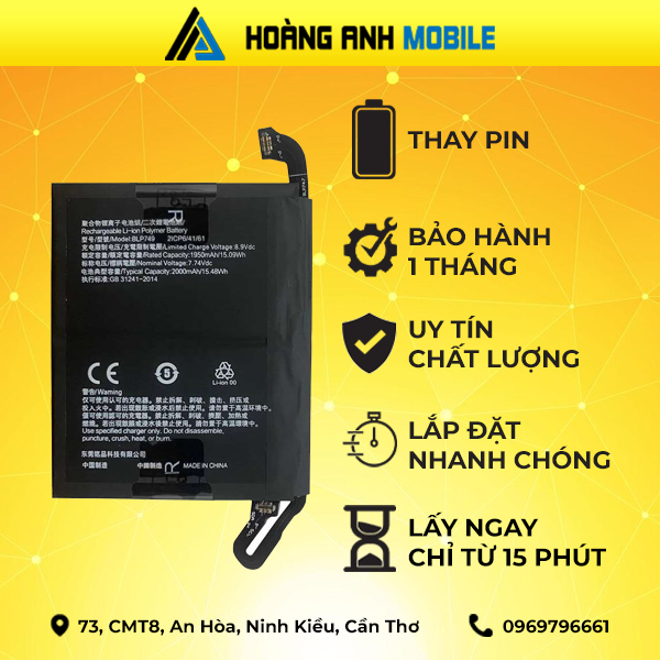 Thay pin Realme X2 Pro