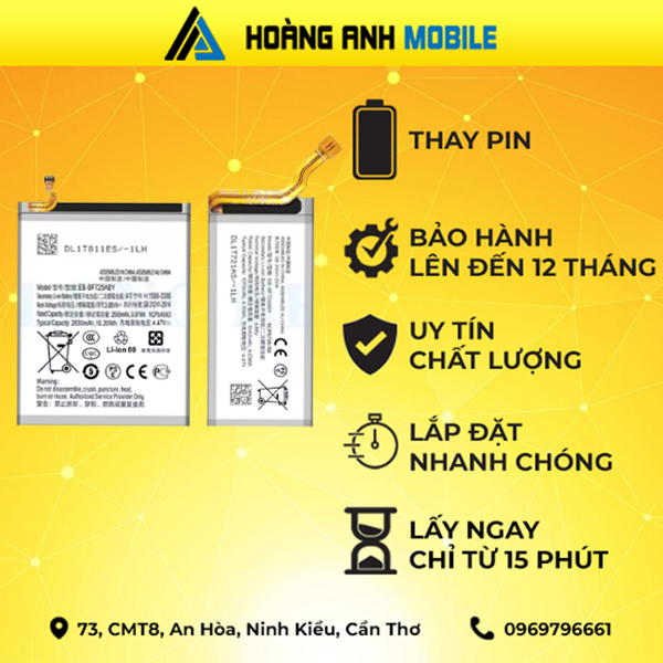 Thay pin Samsung Z Flip 4