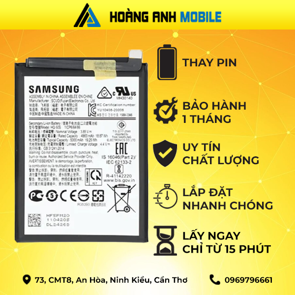Thay Pin Samsung A03s