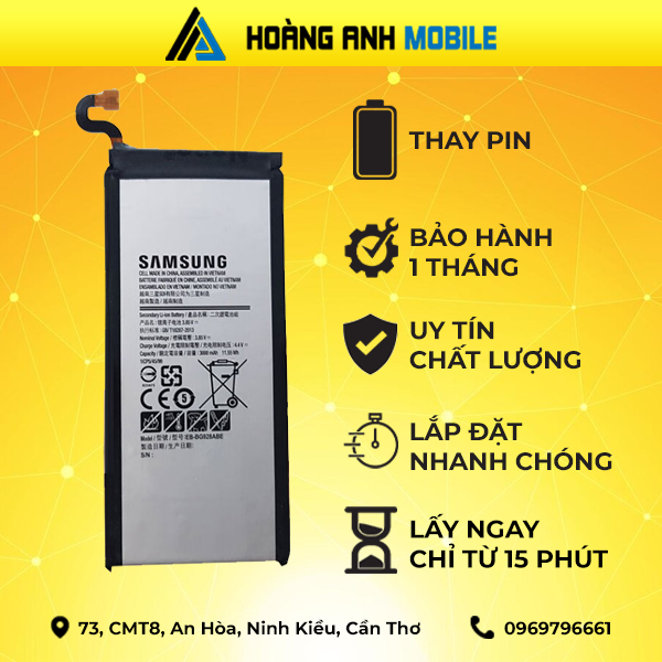 Thay Pin Samsung S6 Edge Plus