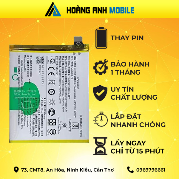 Thay pin Vivo V11