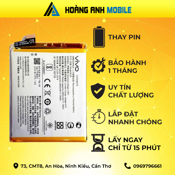 Thay pin Vivo V7