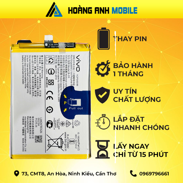 Thay pin Vivo Y20/Y20s