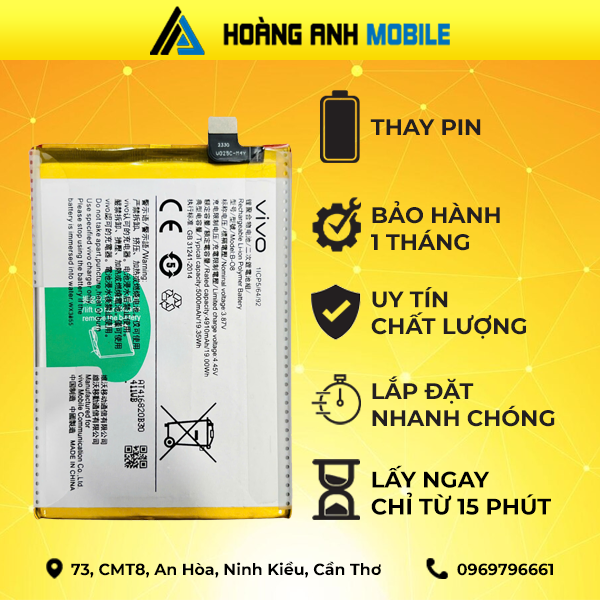 Thay pin Vivo Y31