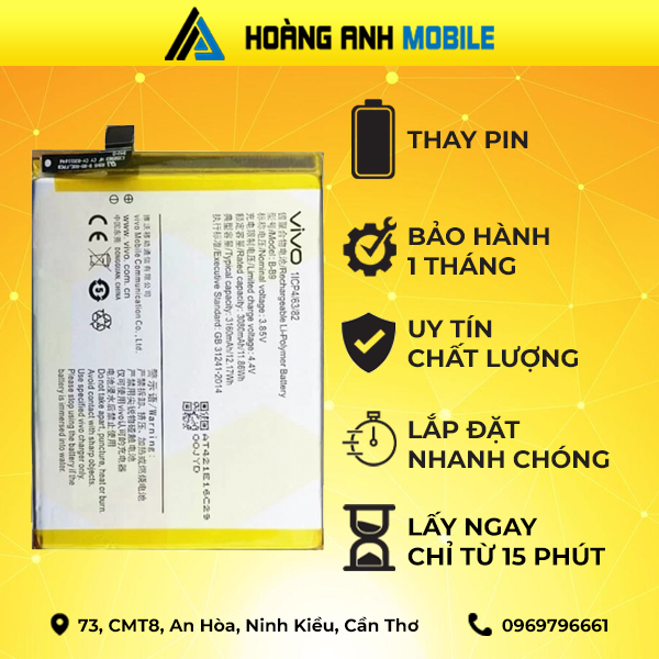 Thay pin Vivo Y71