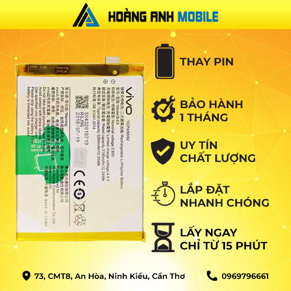 Thay pin Vivo Y81