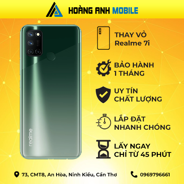 Thay vỏ Realme 7i