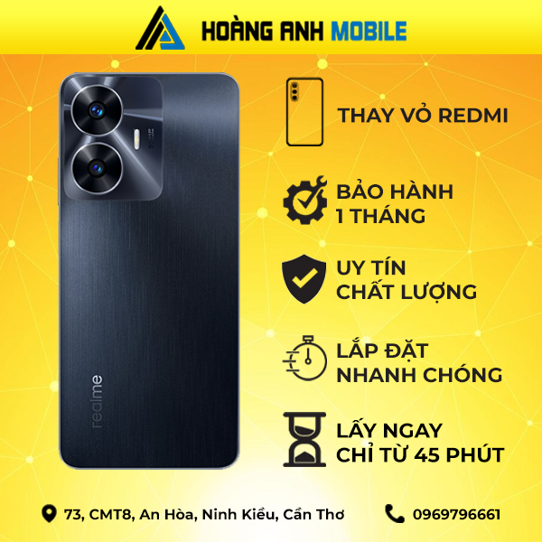 Thay vỏ Redmi C55