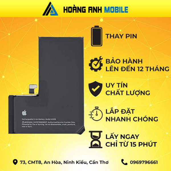 Thay pin iphone 15 Pro