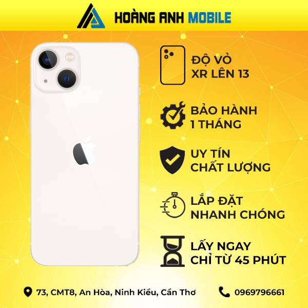 Độ vỏ iPhone XR lên 13/14