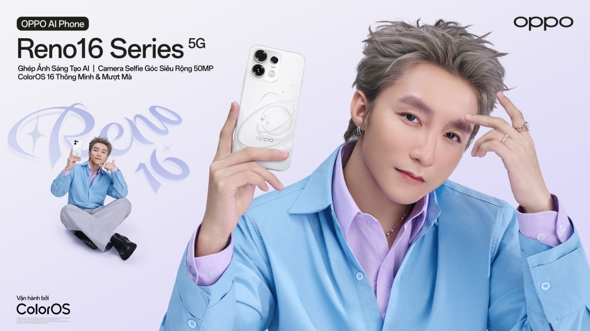 OPPO Reno16F 5G Đại Sứ Thương Hiệu