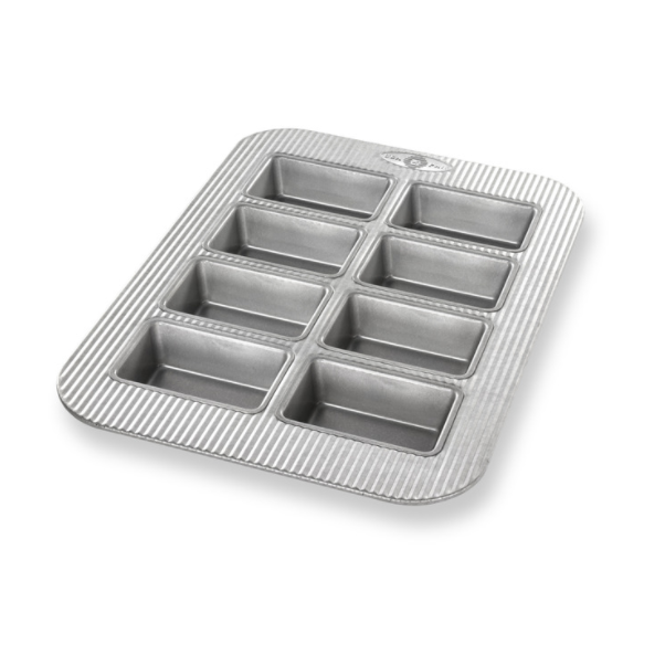 USA PAN - 1225MF Khuôn bánh mì nhỏ 8 ô, 5.7x9.8x3cm