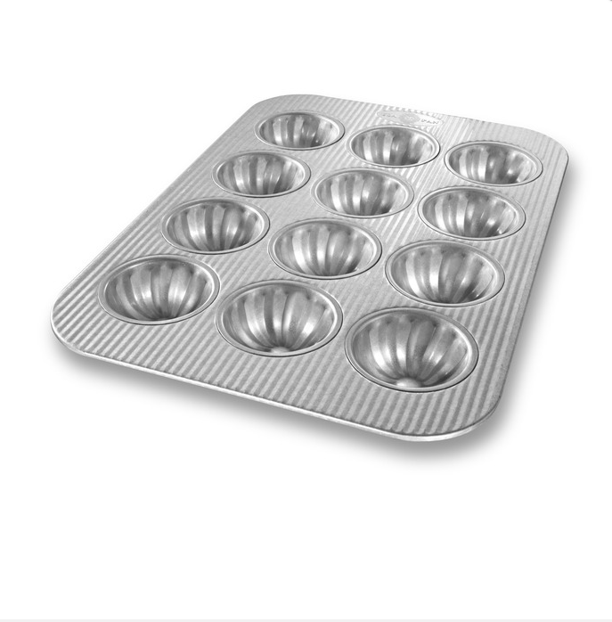 USA PAN - 1280FC Khuôn bánh cake mini 12 ô  7x8.7x3.2cm