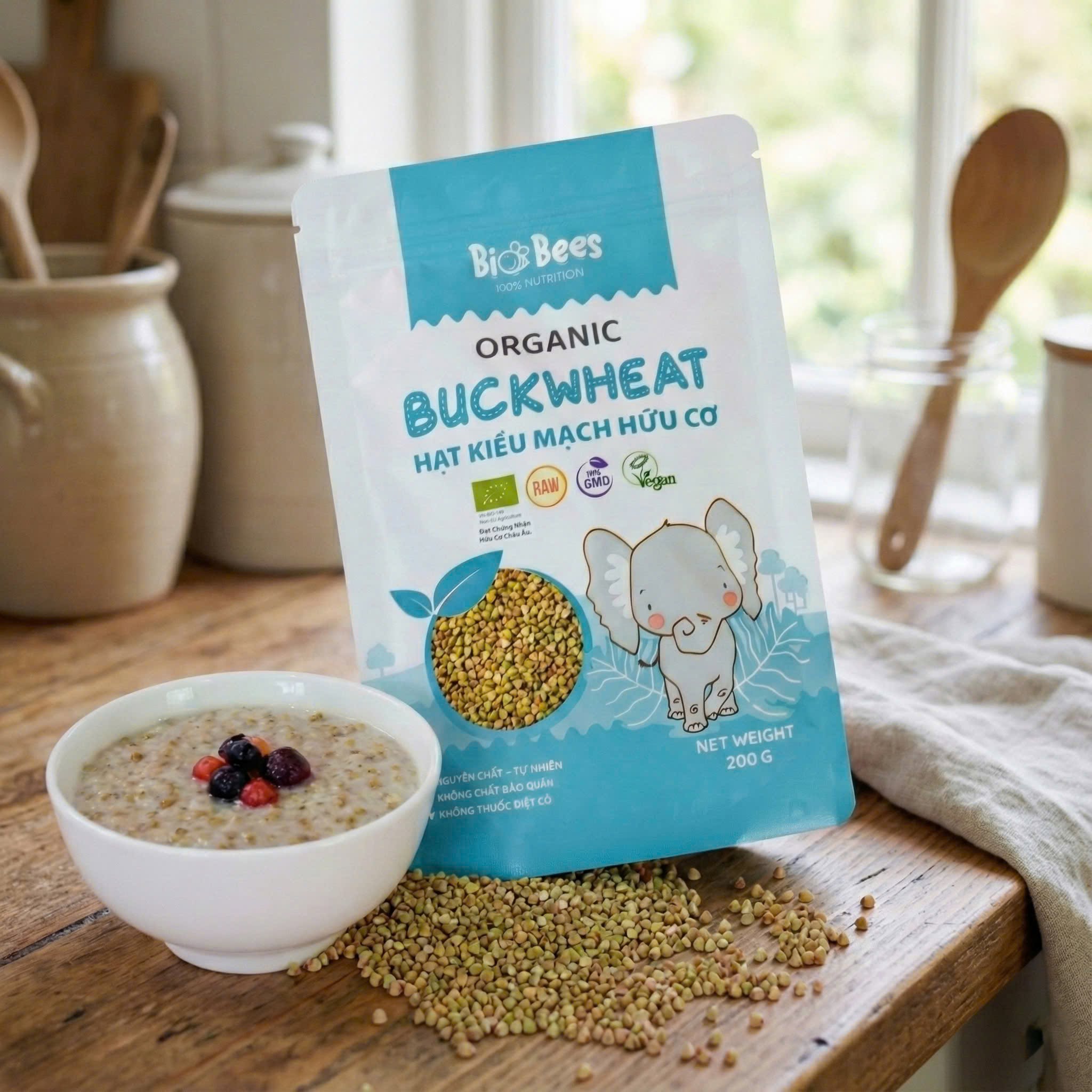 BioBees - Hạt Kiều Mạch Hữu Cơ 200g