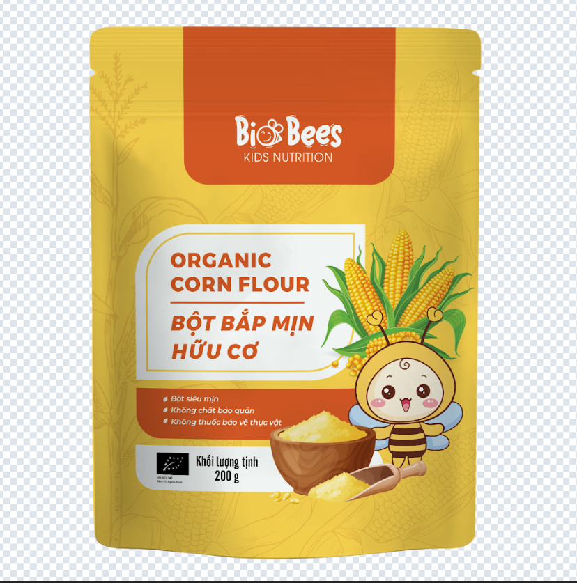 BIOBEES - Bột bắp mịn hữu cơ 200g