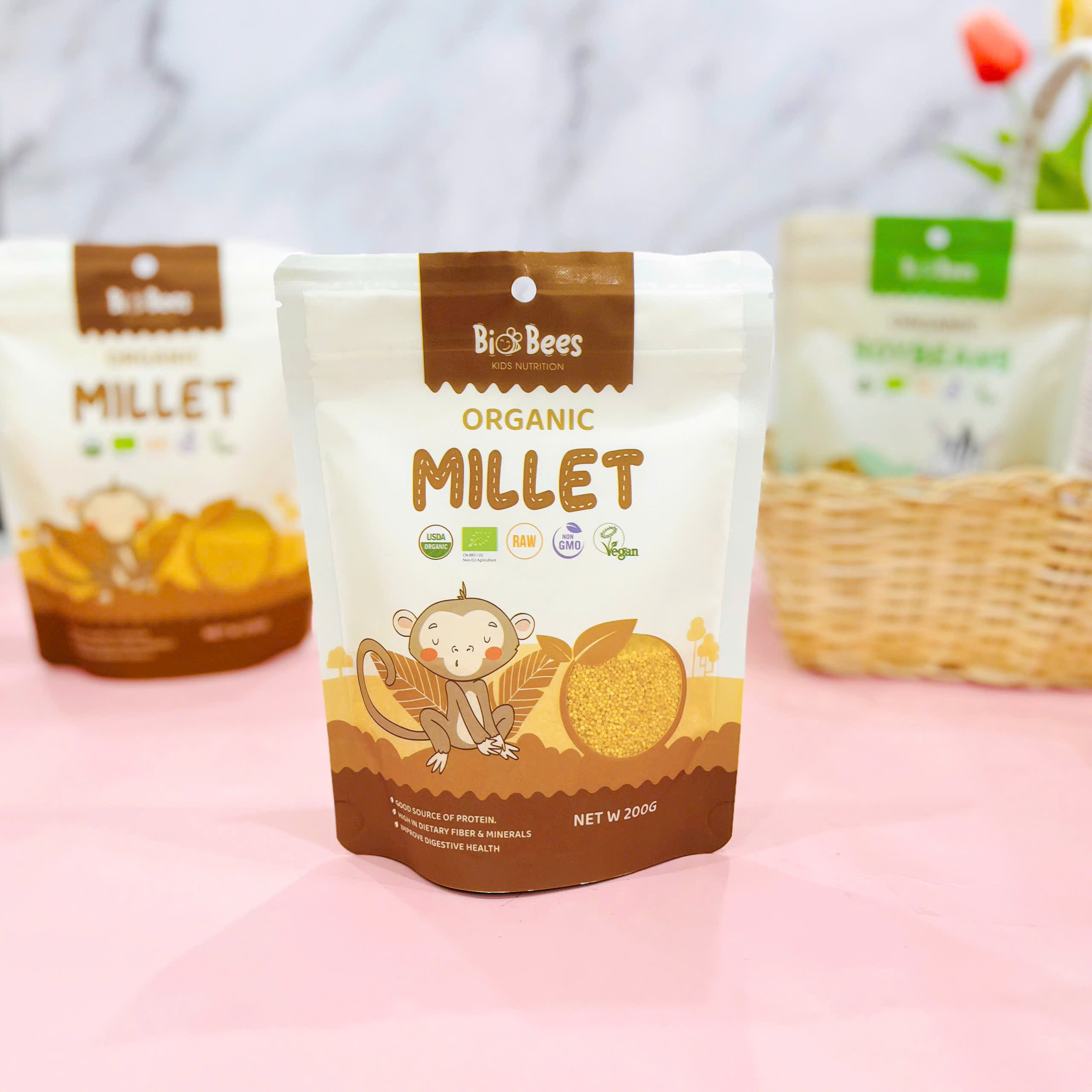 Hạt Kê Hữu Cơ BioBees 200g