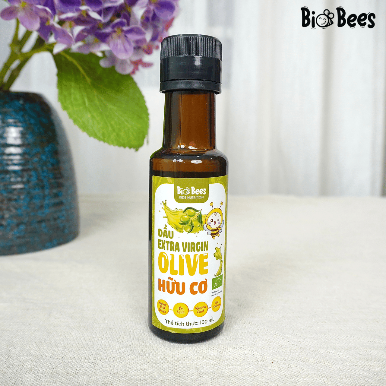 BioBees - Dầu  Extra Virgin Olive Hữu Cơ 100ml