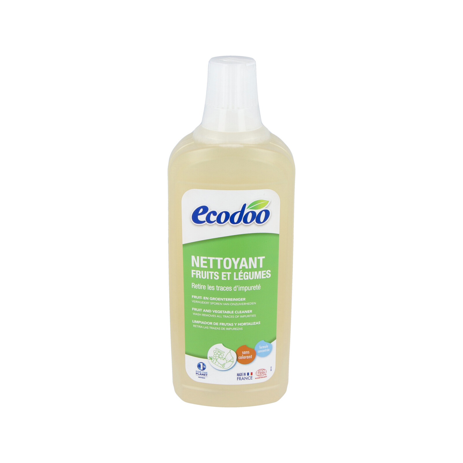 Ecodoo -  Nước Rửa Rau Củ Hữu Cơ Sinh Học 750mL
