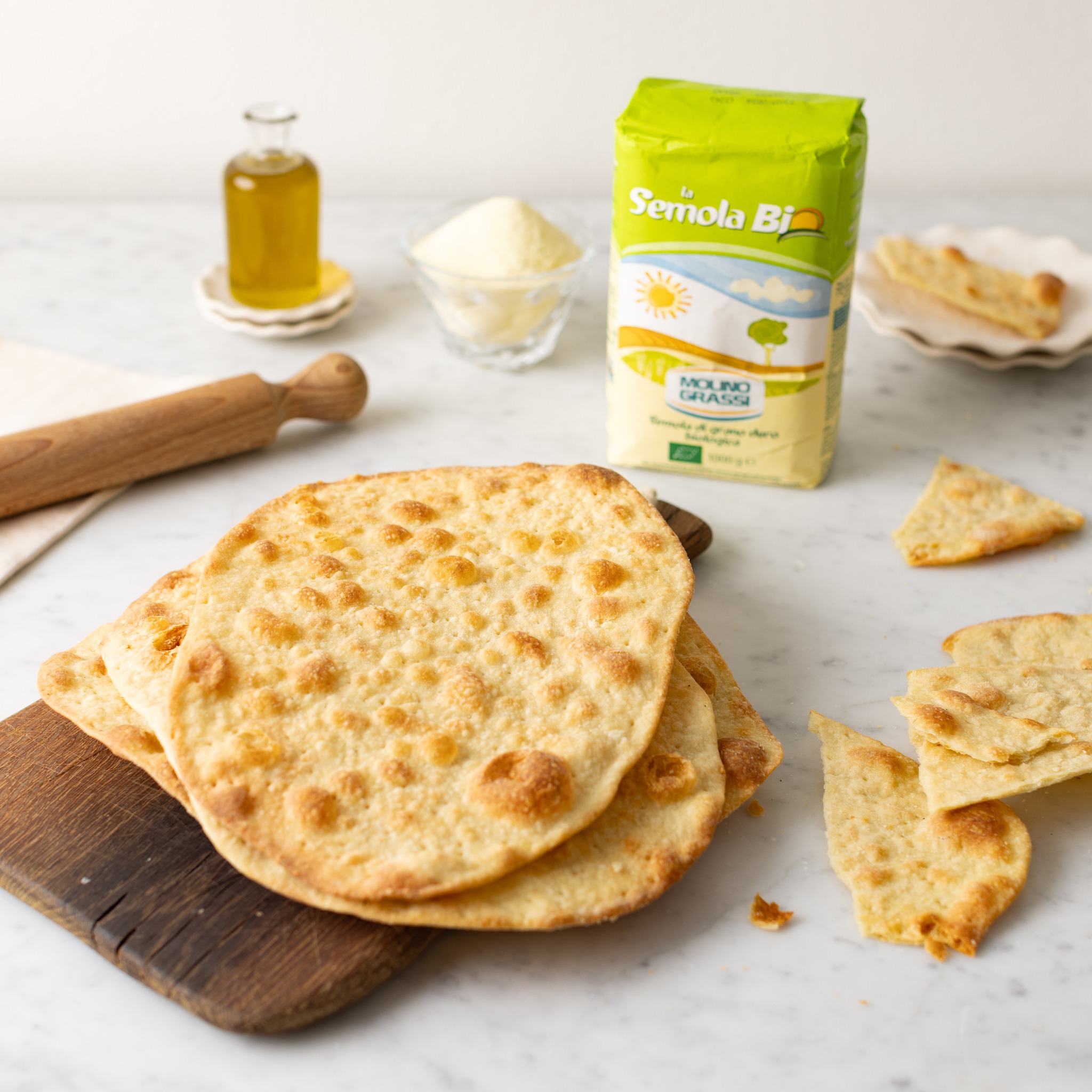 [Molino Grassi] Bột Mì Semola Hữu Cơ 1kg