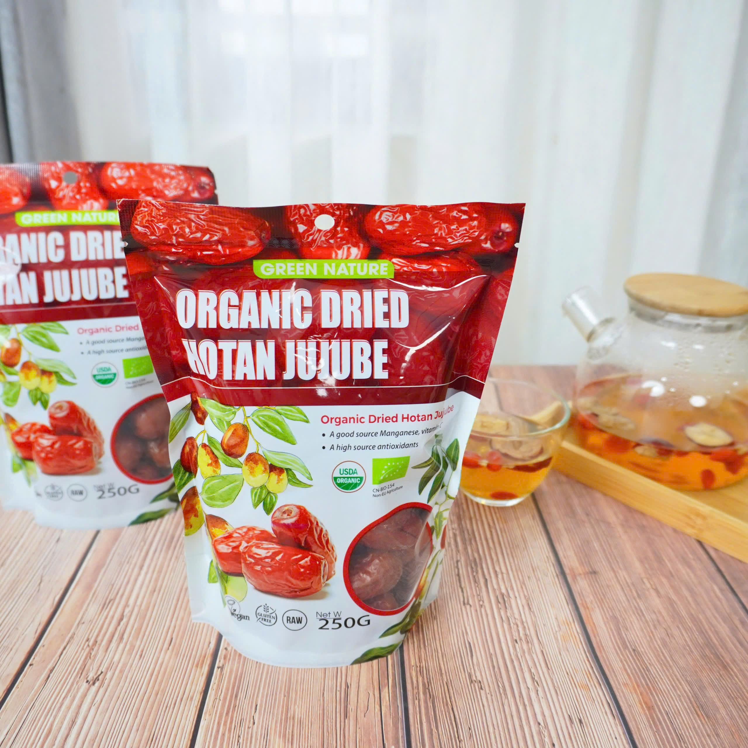 Green Nature - Táo Đỏ Hotan Hữu Cơ 250g