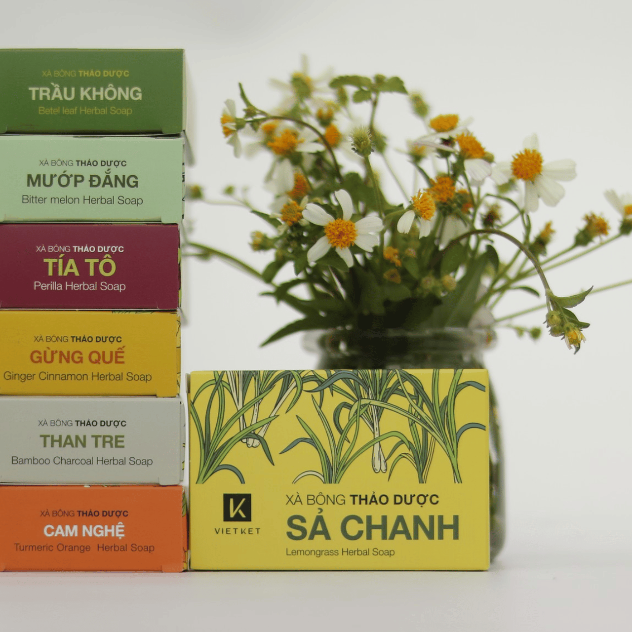 VietKet - Xà Bông Tắm Thảo Dược Sả Chanh VIETKET 100g