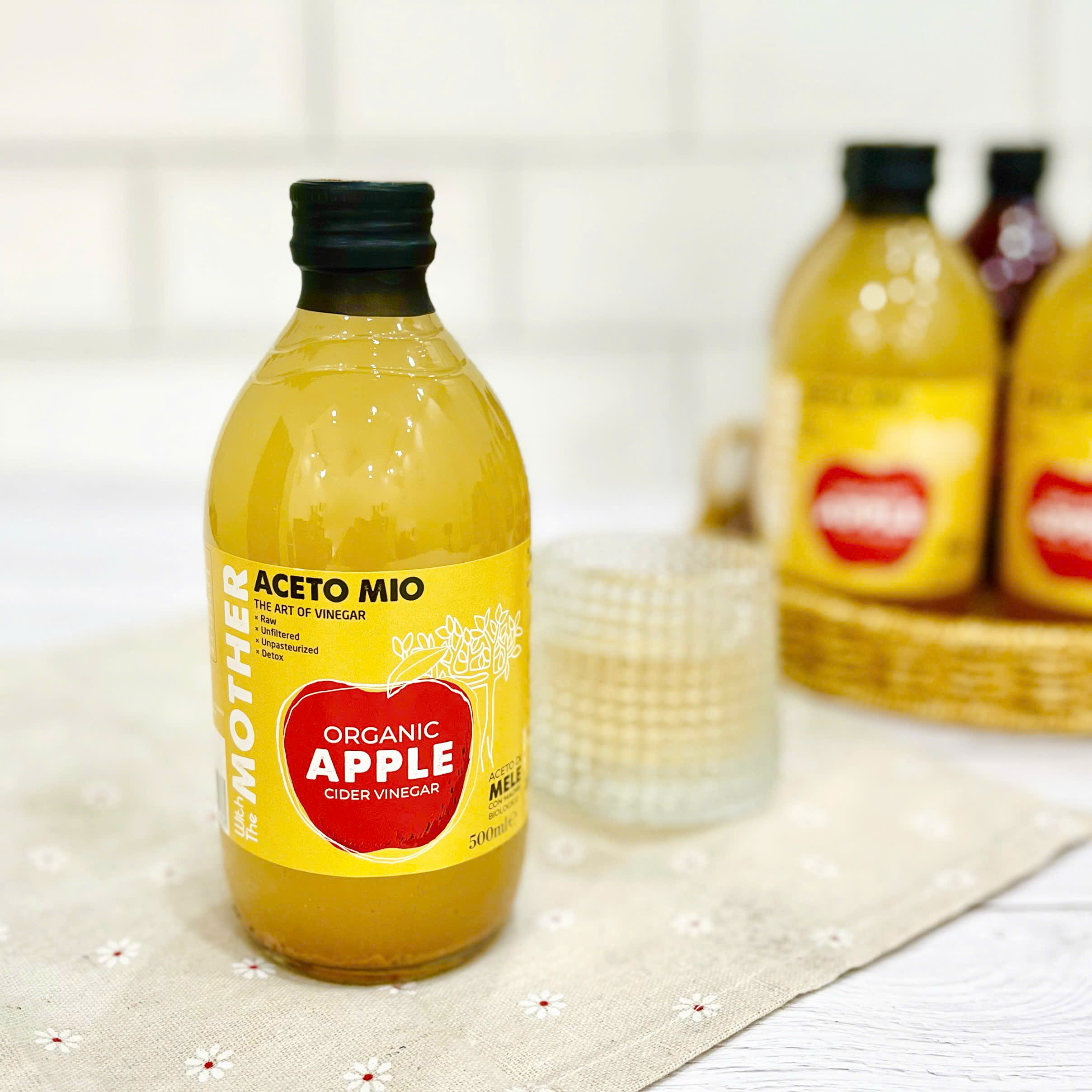 Aceto Mio - Giấm Táo Hữu Cơ 500ml