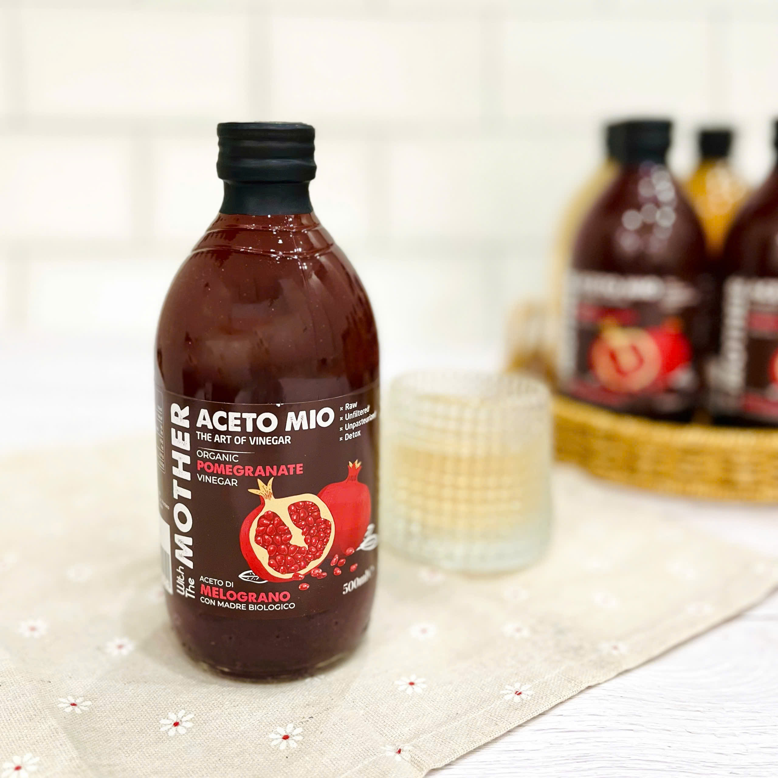 Aceto Mio - Giấm Lựu Hữu Cơ 500ml