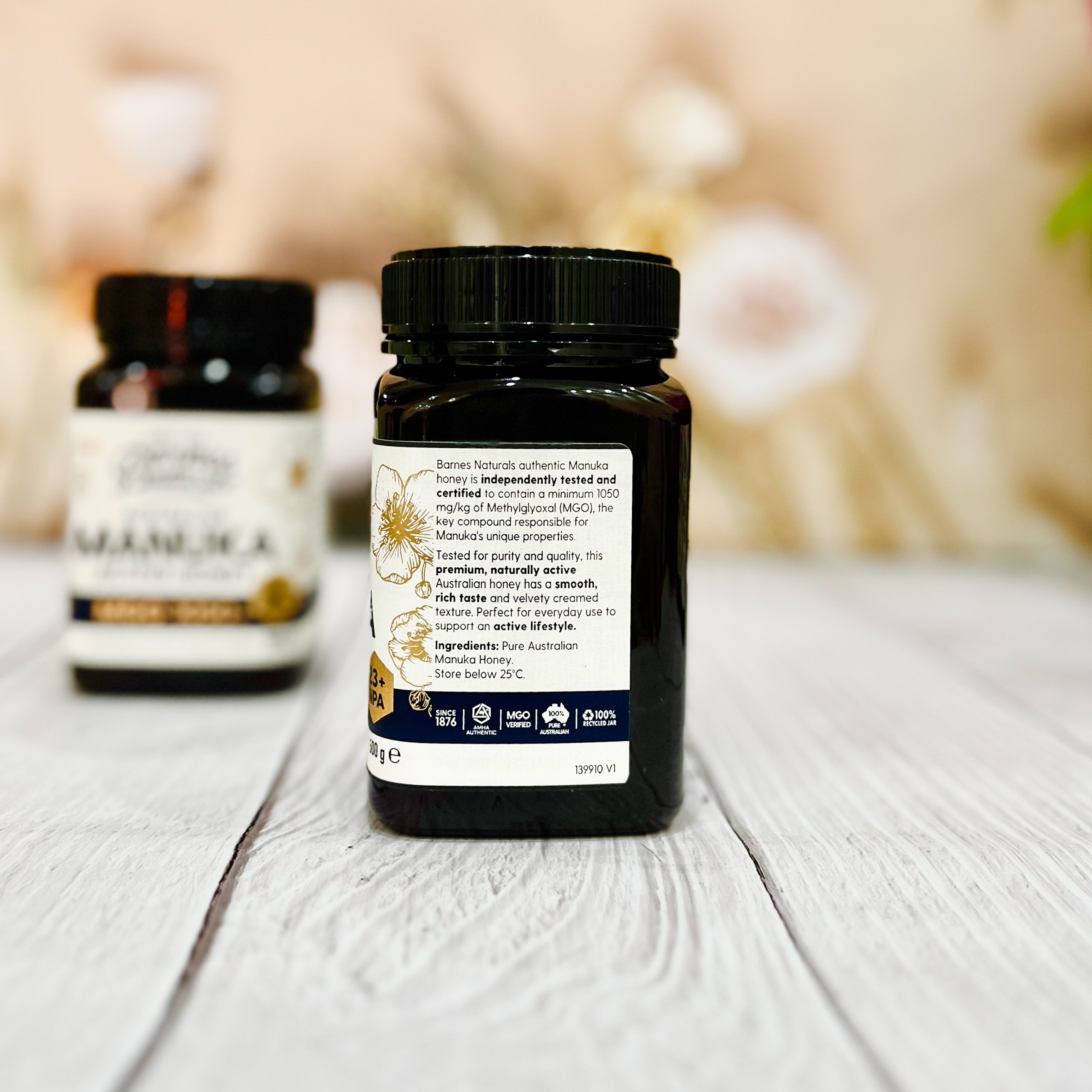 Barnes Naturals - Mật Ong Manuka MGO 1050+ 500gr