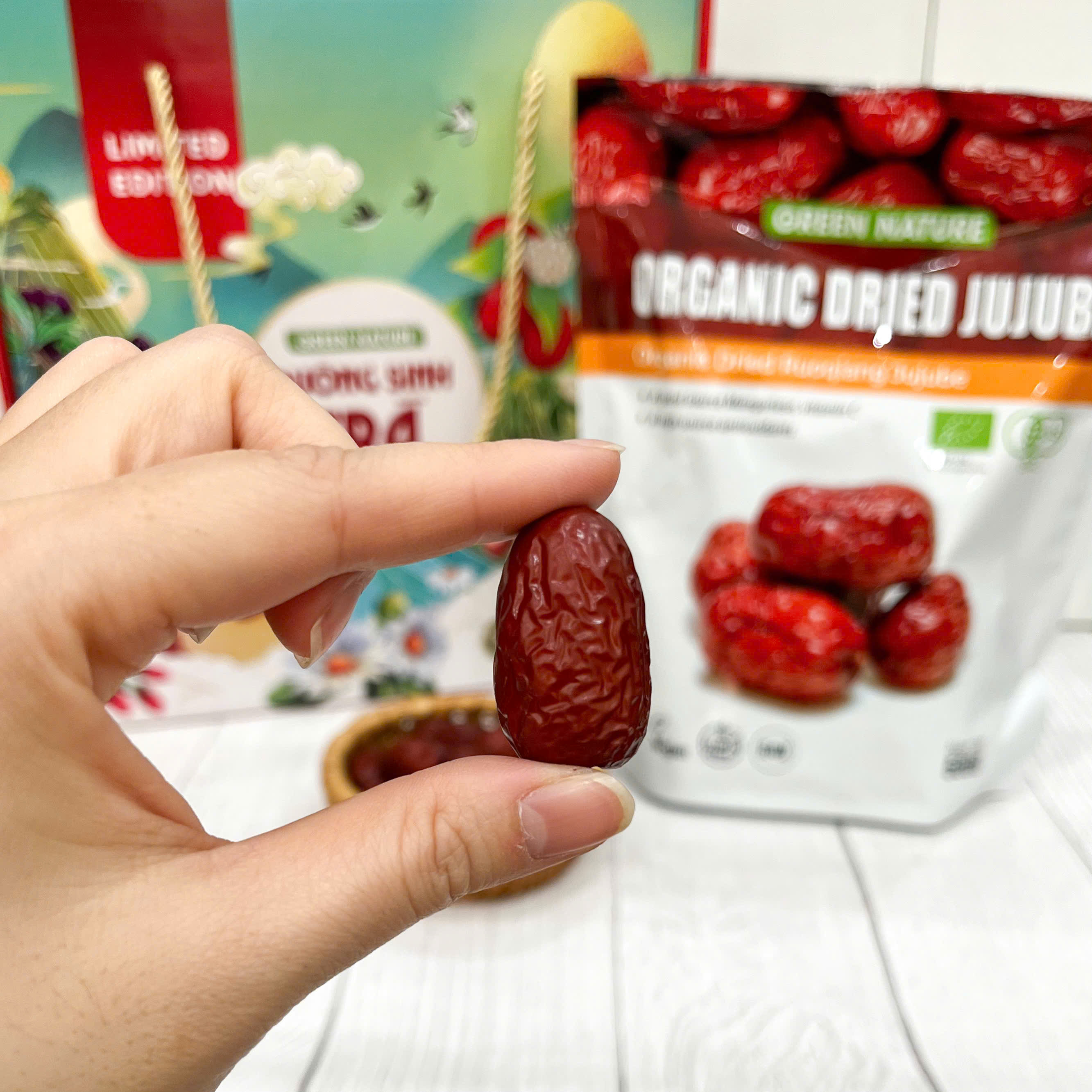 Táo Đỏ Rouqiang Hữu Cơ Green Nature 500gr