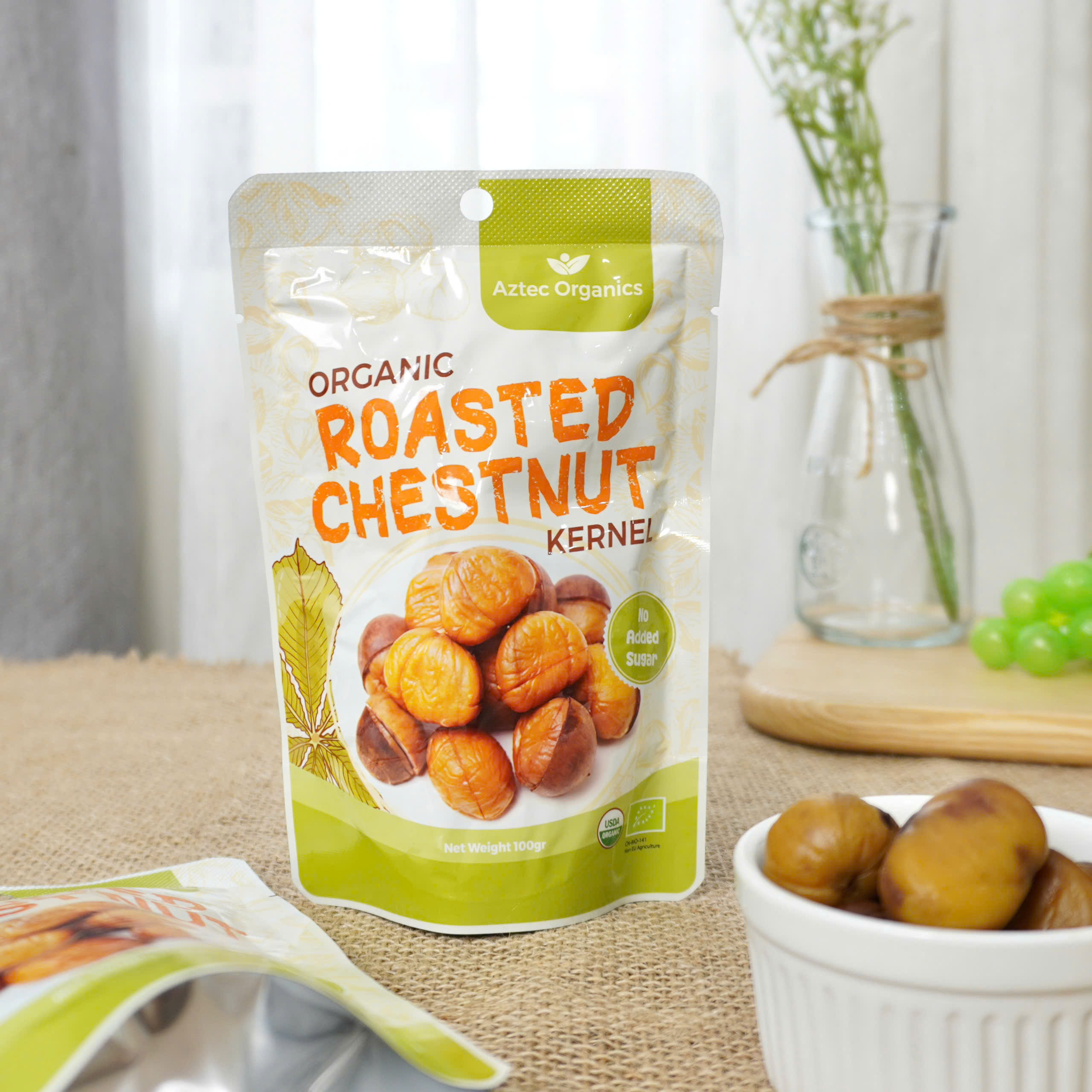 [Aztec Organics] Hạt Dẻ Hữu Cơ