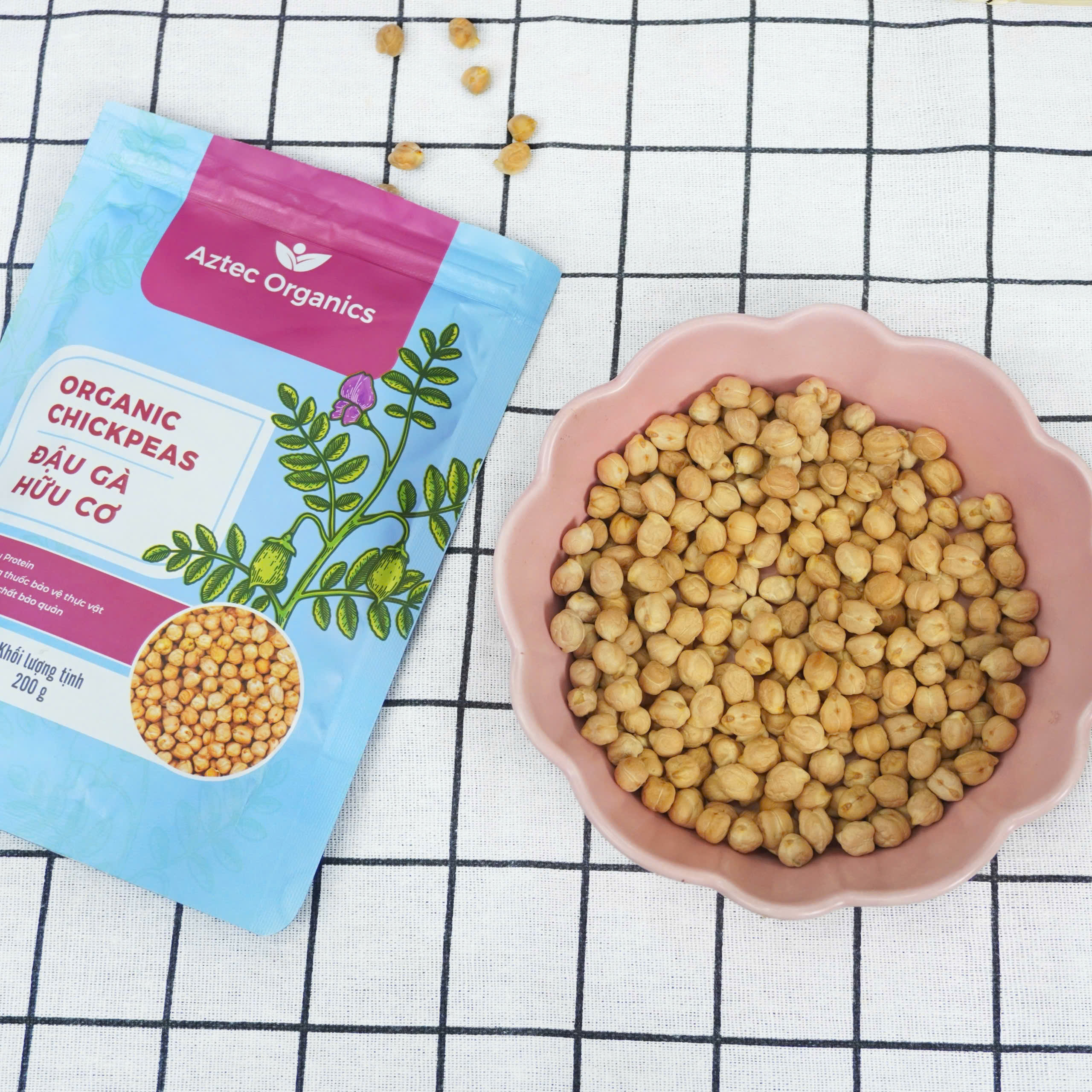 Aztec Organics Đậu Gà Hữu Cơ