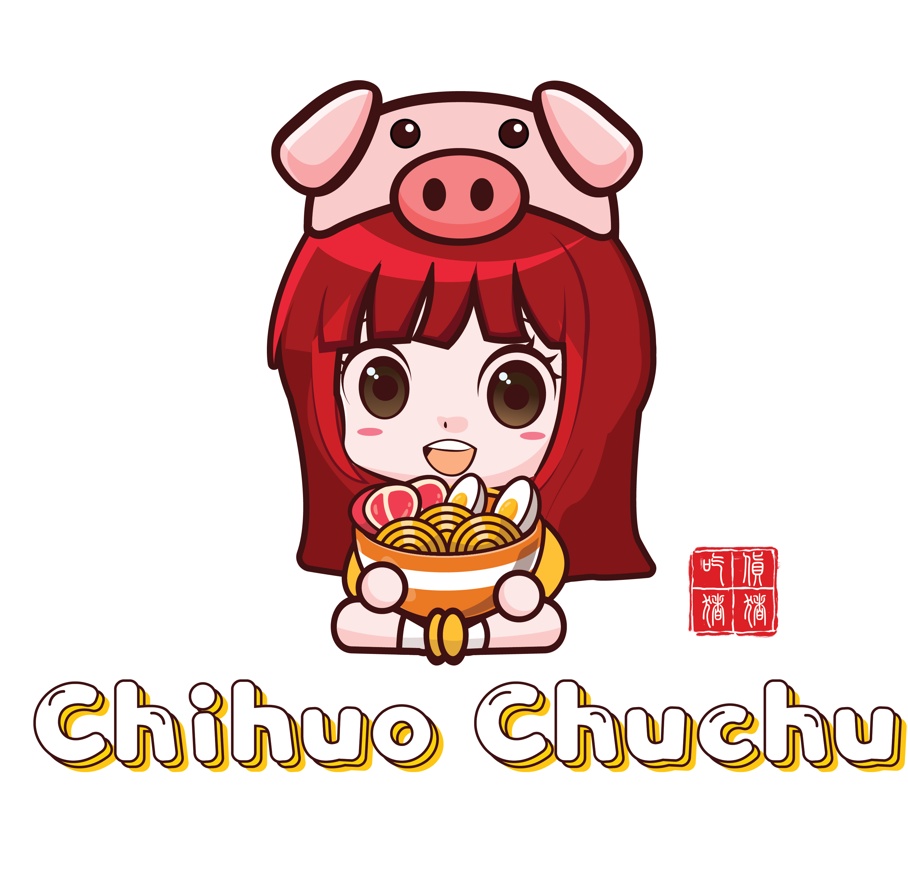 logo Cửa hàng thực phẩm cao cấp ChiHuo ChuChu