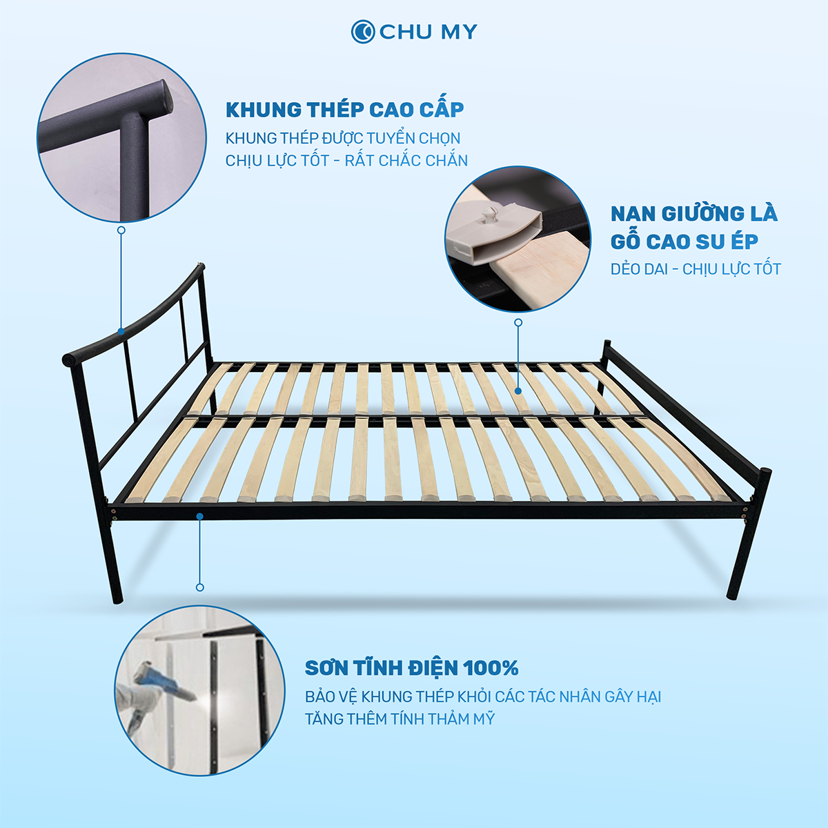 Giường Sắt Tokyo Bed