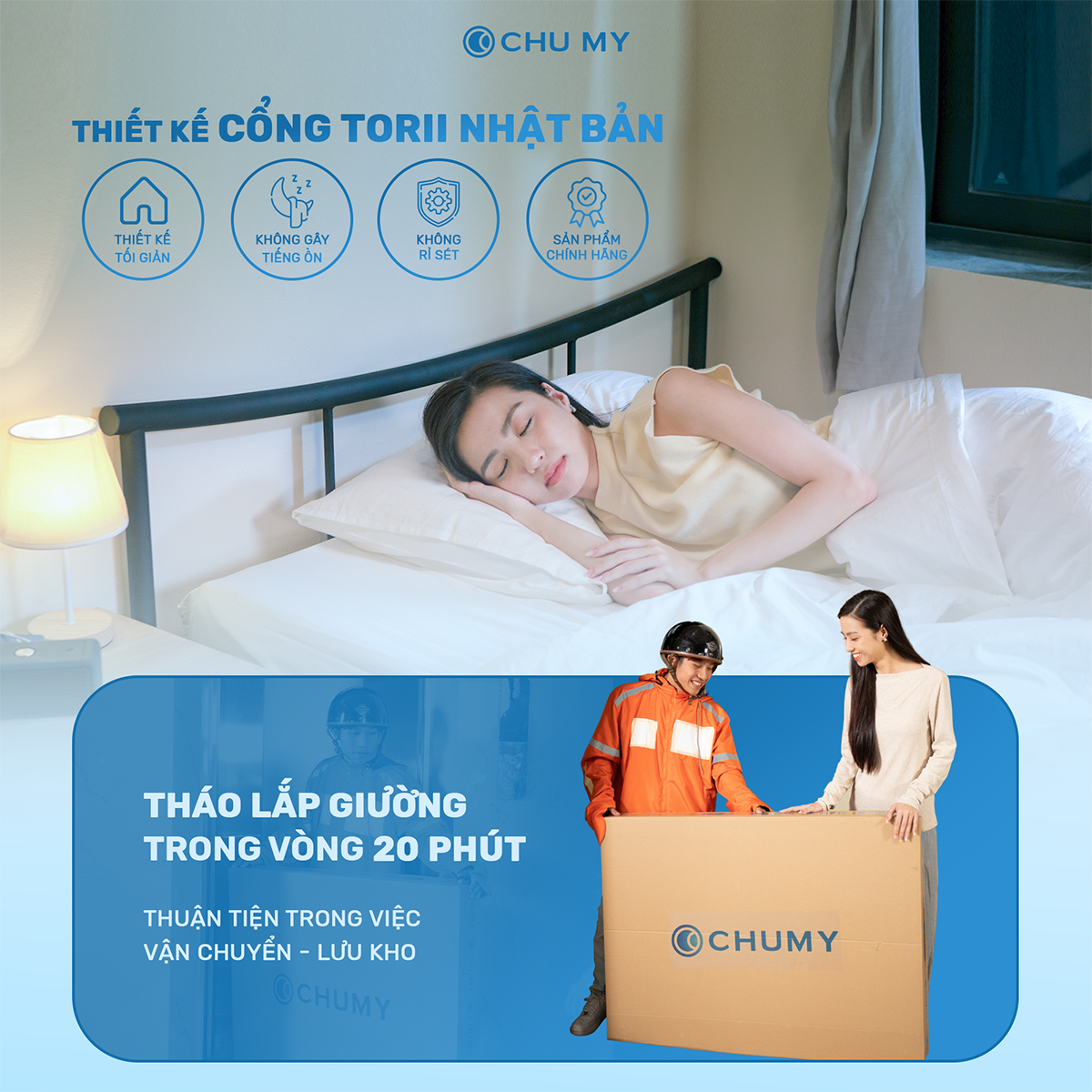Giường Sắt Tokyo Bed