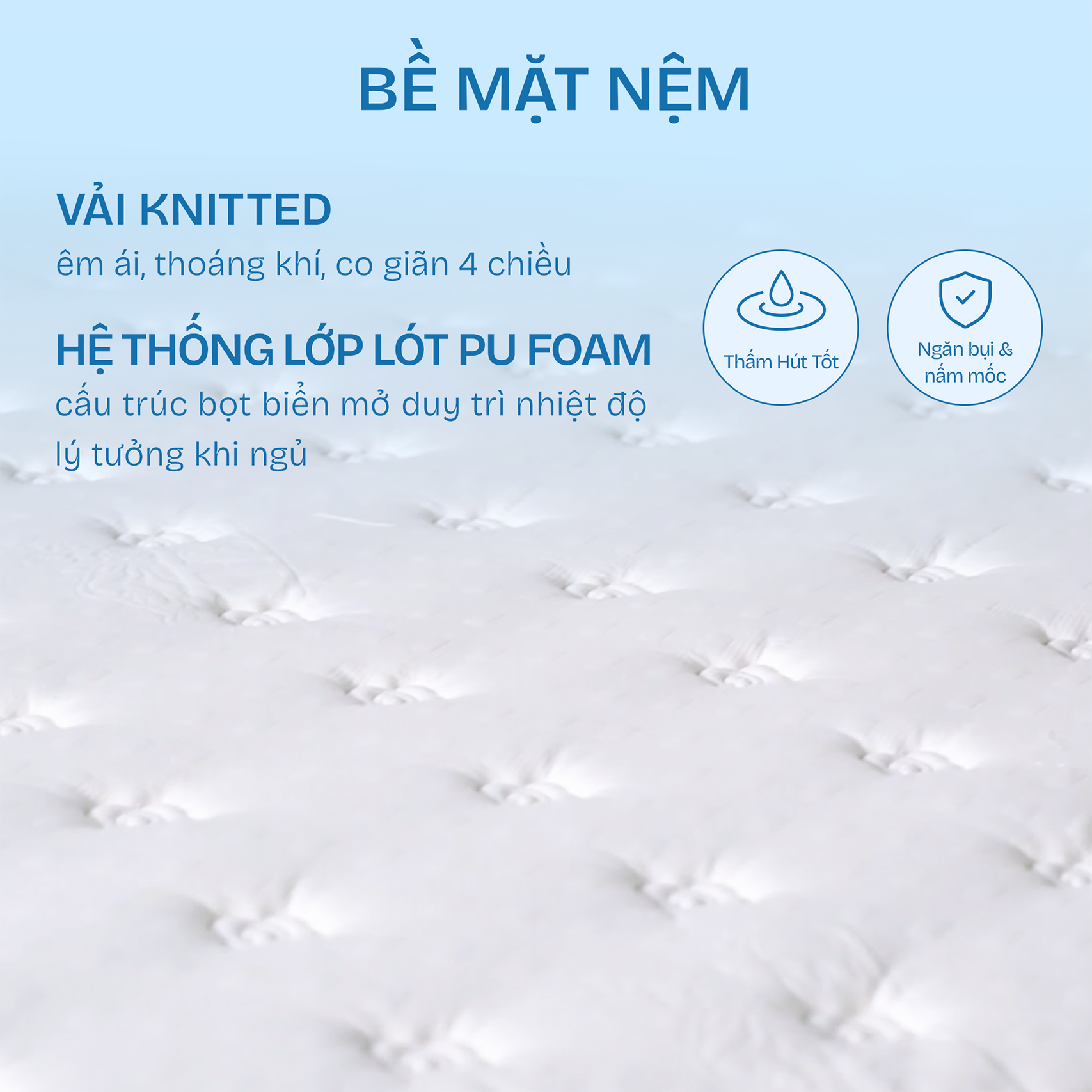 Nệm lò xo túi Athena Sleep