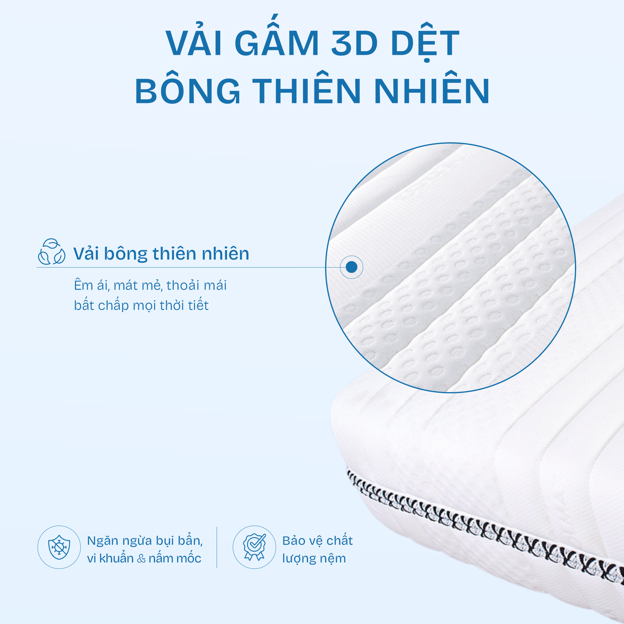 Nệm lò xo túi Number One