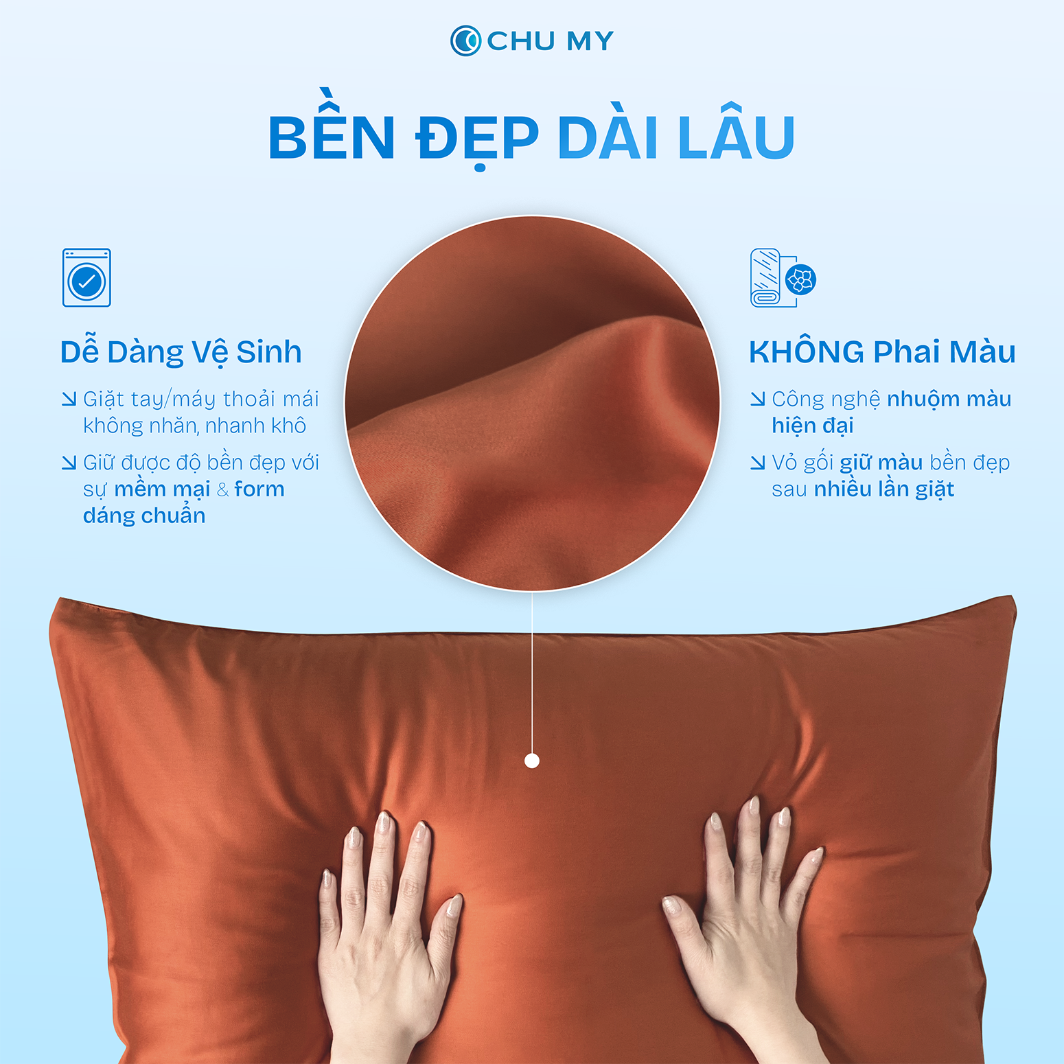 Vỏ gối Tencel 60S