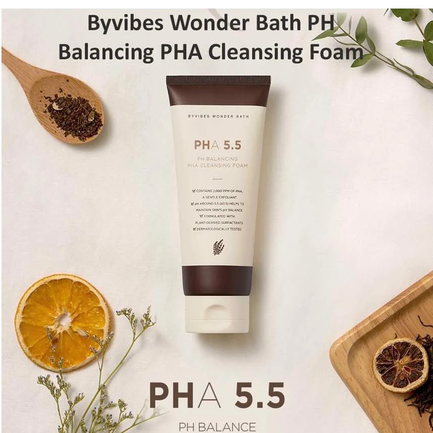 Sữa Rửa Mặt Byvibes Wonder Bath PHA 5.5 150ml | Lala Cosmetics - Thiên  đường mỹ phẩm