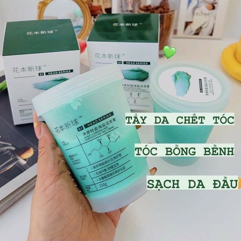 Tẩy Tế Bào Chết Tóc Và Da Đầu JIORNIEE Kiểm Soát Dầu Nhờn Giảm Bết