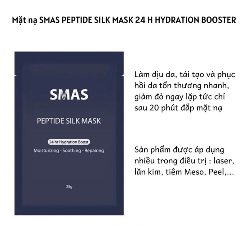 Mặt Nạ SMAS Peptide Silk Mask Nuôi Dưỡng Và Phục Hồi Da | Lala Cosmetics - Thiên đường mỹ phẩm