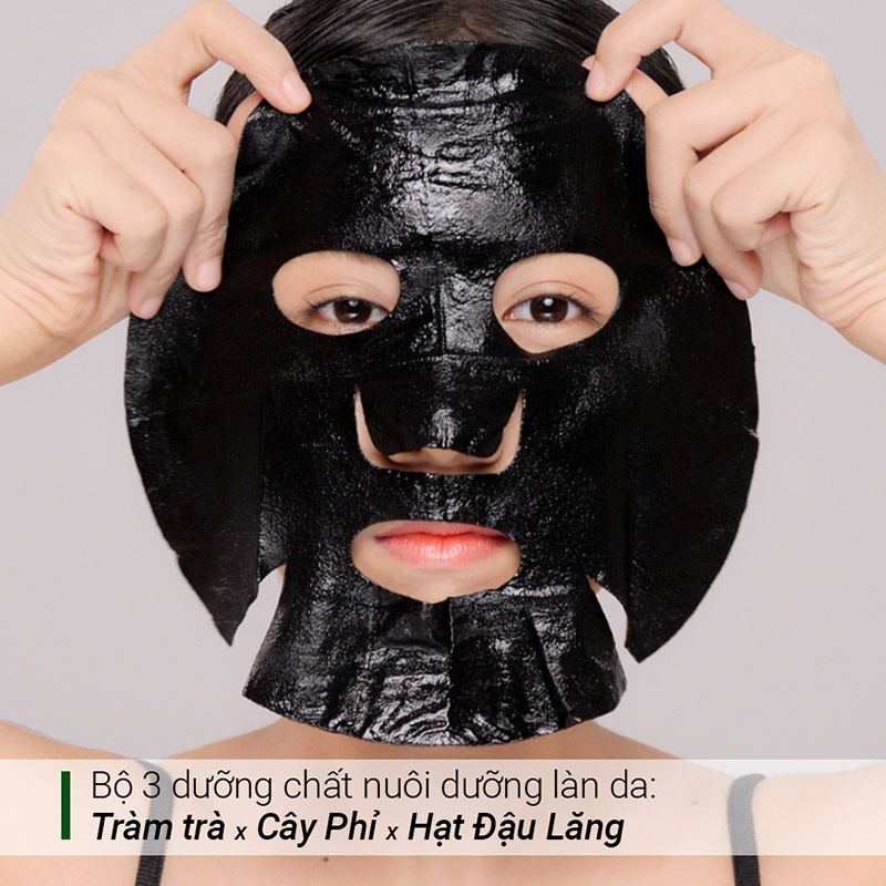Mặt Nạ Tràm Trà Kiểm Soát Dầu & Mụn Sexylook Tea Tree Anti Blemish Black  Facial Mask | Lala Cosmetics - Thiên đường mỹ phẩm