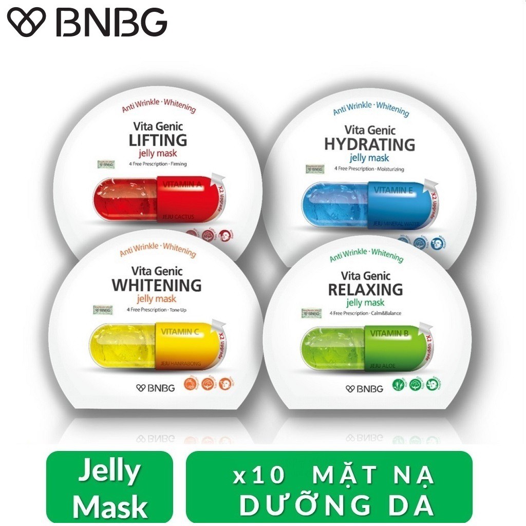 Mặt Nạ BNBG Vita Genic Jelly Mask các loại | Lala Cosmetics - Thiên đường  mỹ phẩm