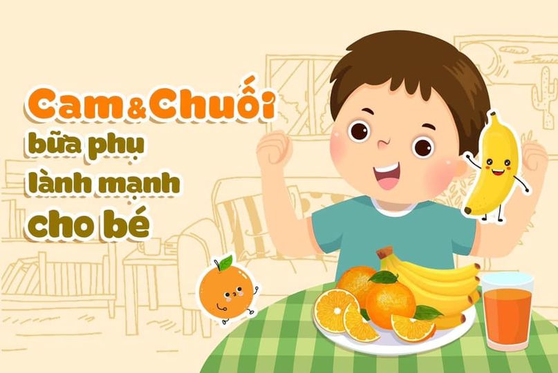 BỮA PHỤ LÀNH MẠNH CHO BÉ