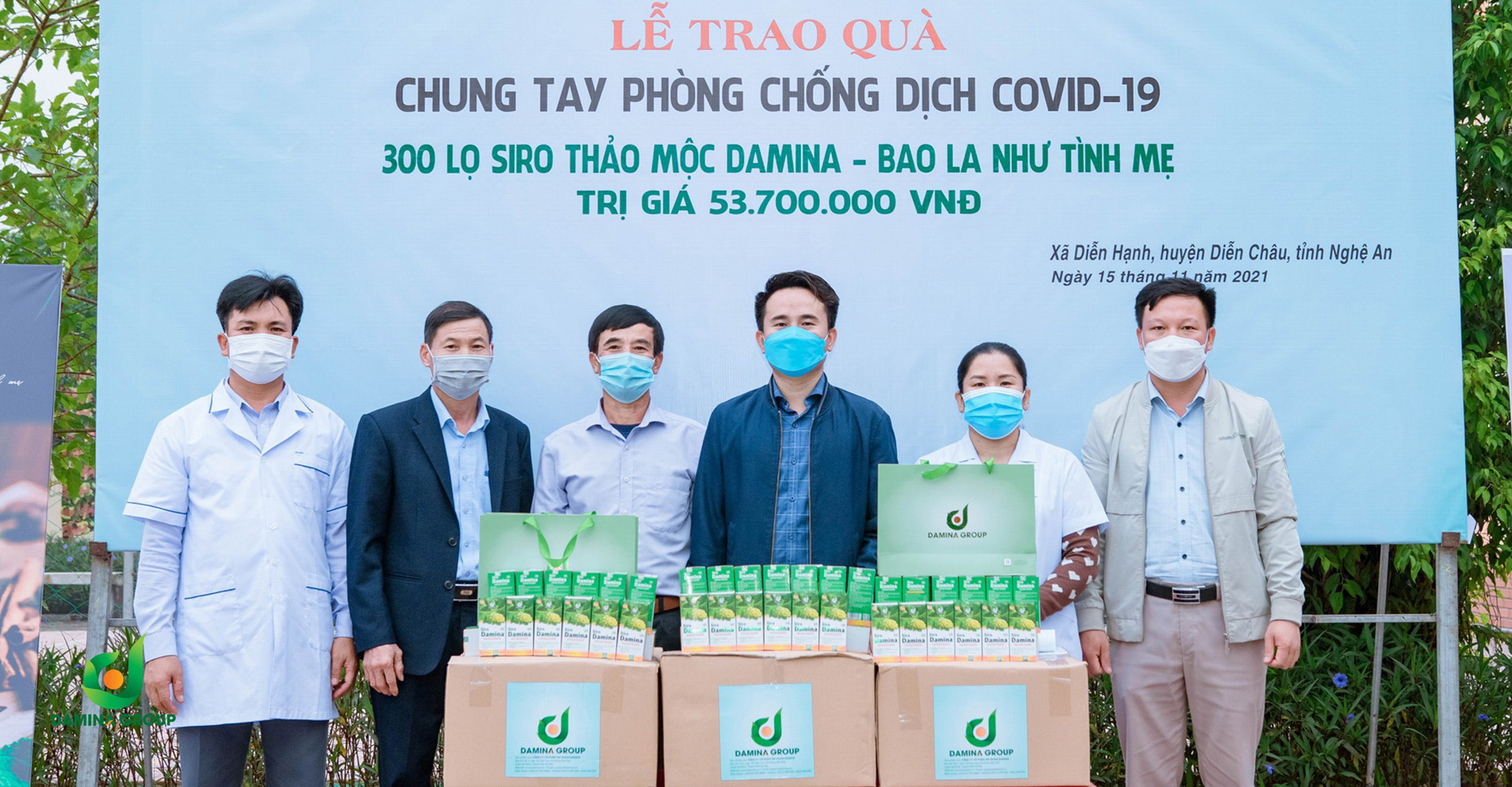 Siro Thảo Mộc Damina Herbal Health ủng hộ chung tay phòng chống dịch