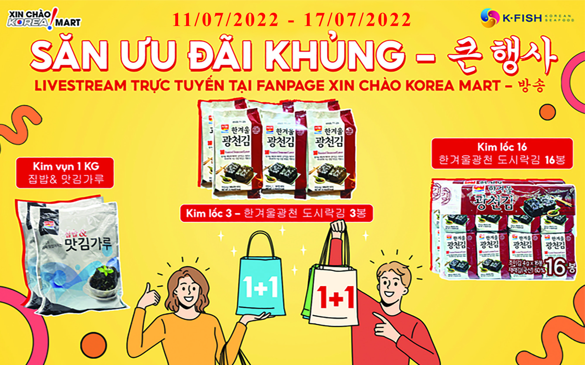 SỰ KIỆN LIVESTREAM 11/7/2022 - 17/7/2022