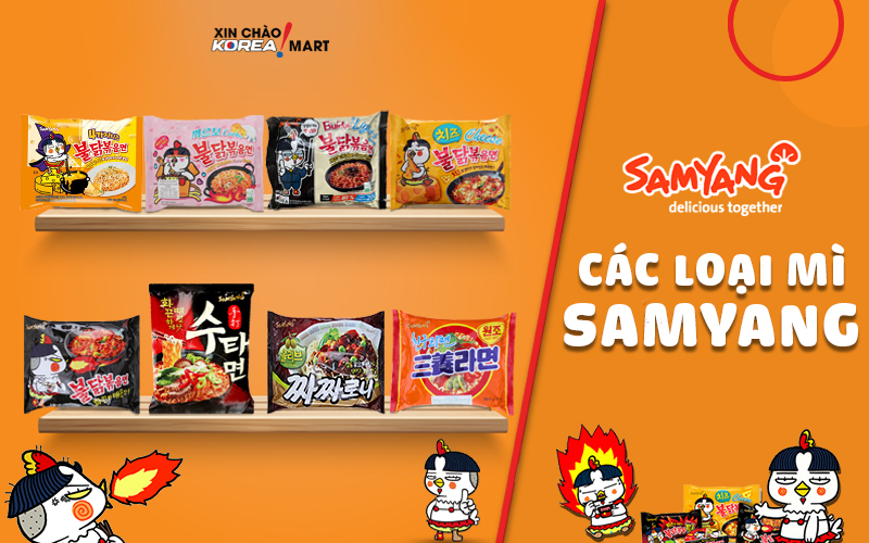 Các loại mì Samyang nên thử một lần