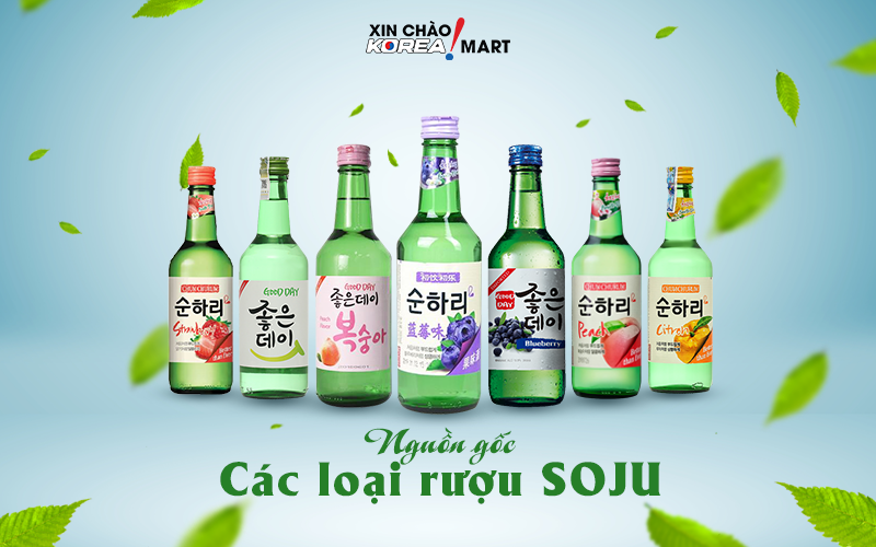 Nguồn gốc các loại rượu Soju