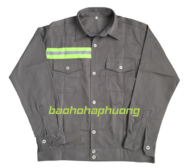 áo bảo hộ kỹ sư màu chì
