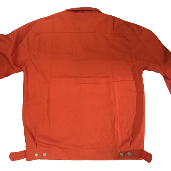 áo điện lực vải pangrim màu cam 1