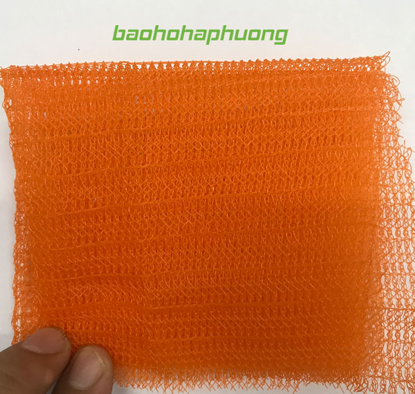 lưới chắn bụi công trình màu cam